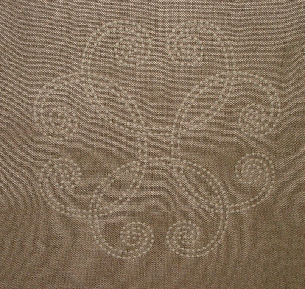 Mark Alexander Romo Fabric Embroidered Curtain Linen RRP £1425.70 -  5.3 Metres0