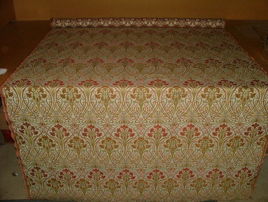 Art Nouveau Autumn Thick Designer Jacquard Curtain Upholstery Cushion Use Fabric