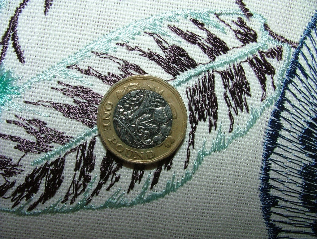 Embroidered Curtain Fabric 9 Metres Serengeti Marine Cushion Upholstery RRP £58510