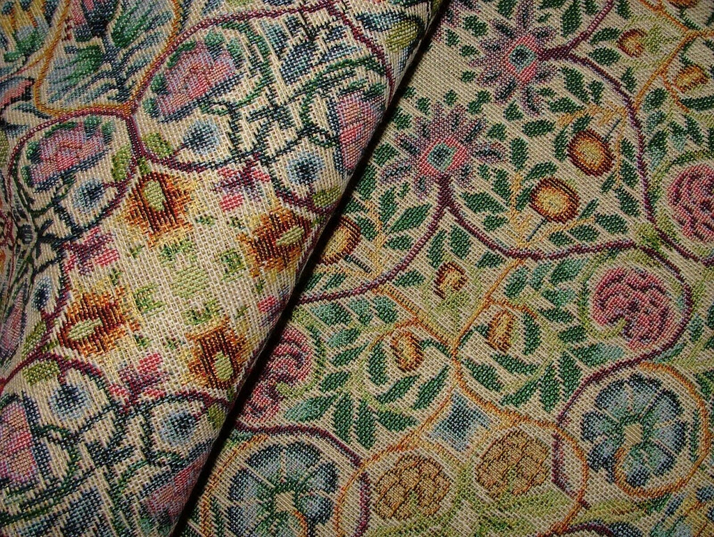 William Morris Rose And Pomegranate Tapestry Curtain Upholstery Cushion Fabric