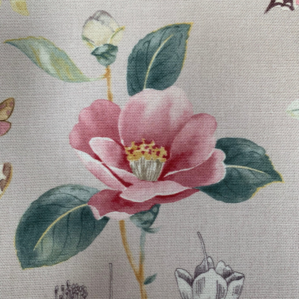 iLiv Cotton Curtain Fabric 3.8 Metres Observatory Orchid Upholstery Cushion4