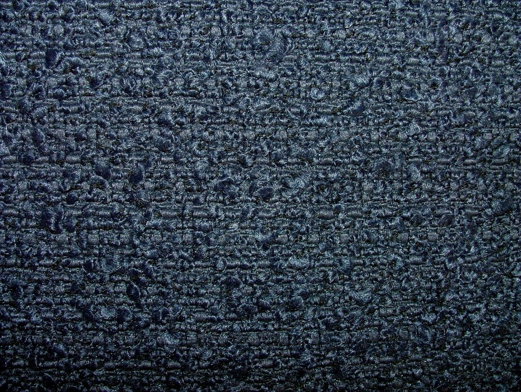 2.2 Metres iLiv Arlo Marine Blue Thick Boucle Fabric Upholstery Cushion