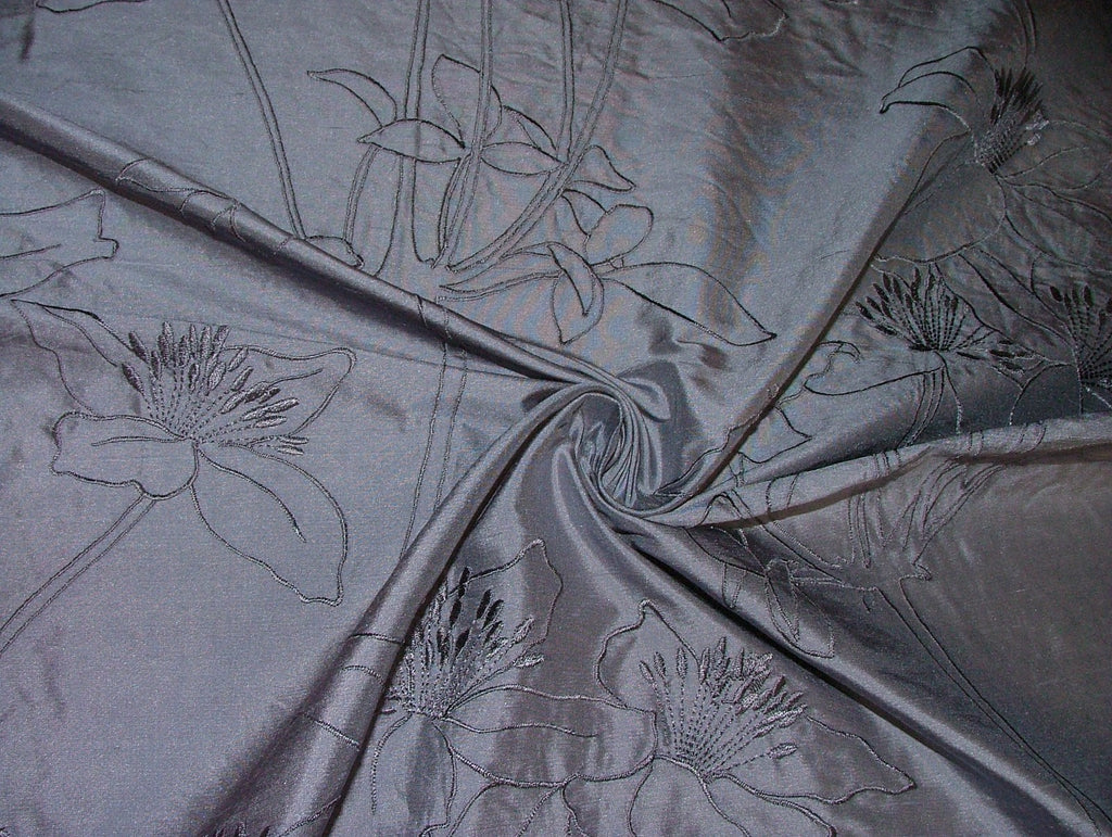 Romo Silk Curtain Fabric AGAPANTHUS Soft Furnishing RRP £480.00 - 4.8 Metres16