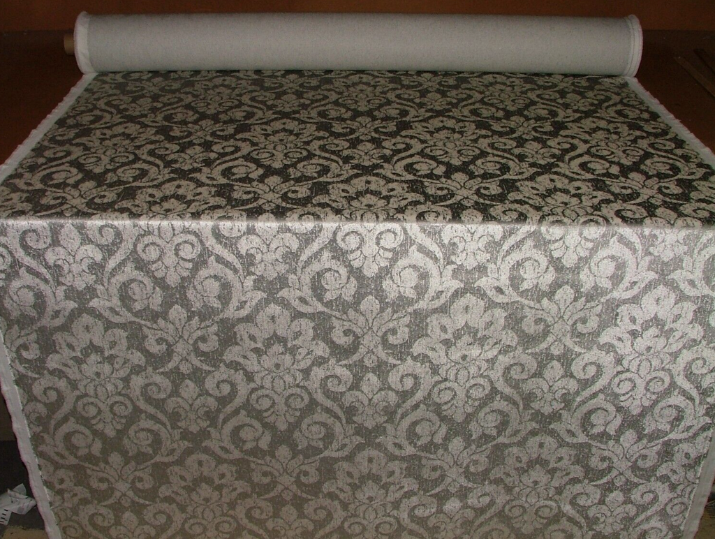 13 Mts Clarence House Grey Velvet Fabric Curtain Upholstery Cushion RRP £715.00