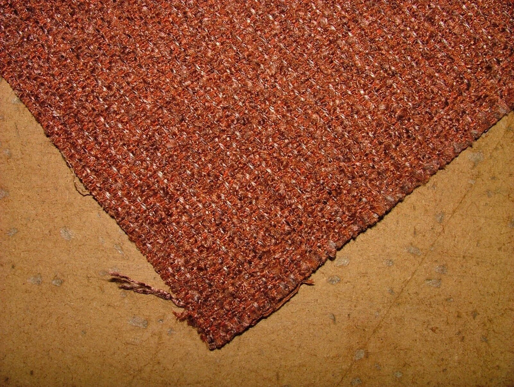 3.7 Metres iLiv Burnt Paprika Boucle Flame Retardant Fabric Upholstery Cushion