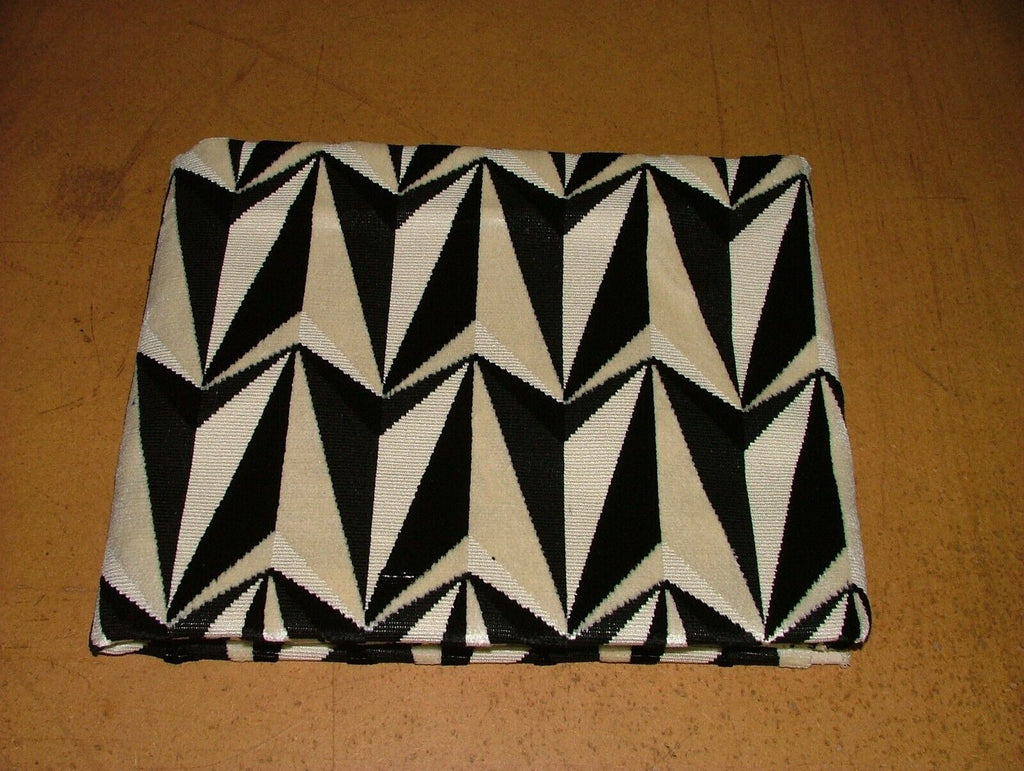 75cm Romo Origami Rockets Monochrome Velvet Fabric Upholstery Cushion RRP£119.63