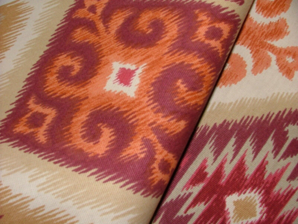 3.8 Metres iLiv Navajo Salsa Cotton Curtain Upholstery Cushion Craft Fabric