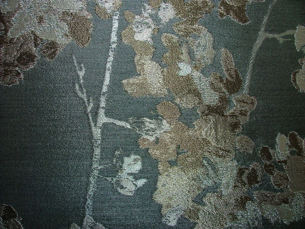 Romo Sakuya Gunmetal Silk Wool Blend Jacquard Curtain Fabric RRP £116.00 PM