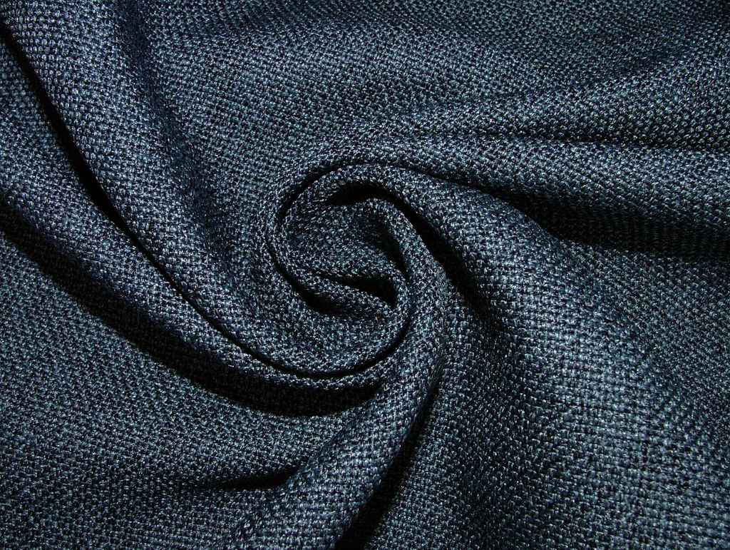 iLiv Woven Jacquard Fabric 2.3m Tundra Midnight FR Curtain Upholstery Cushion3