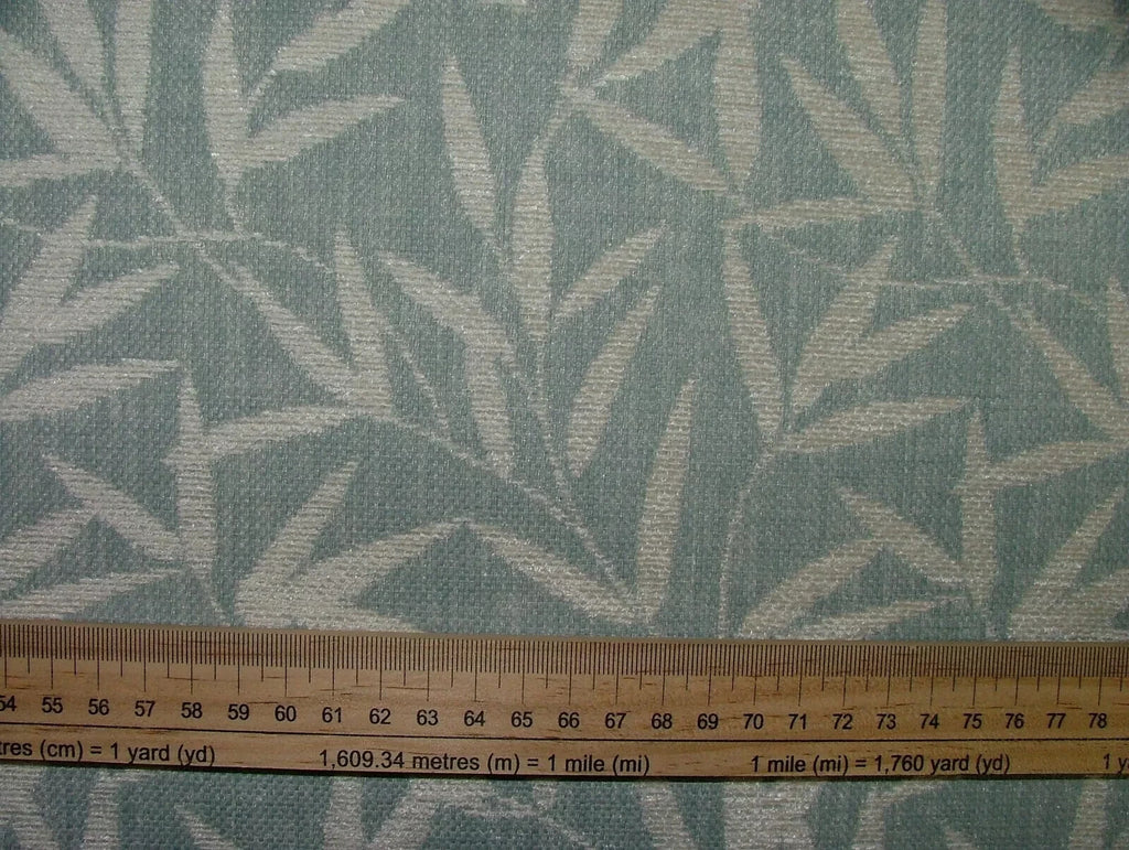 14 Metres Laura Ashley Willow Leaf Chenille Sea Spray Fabric Curtain Upholstery5