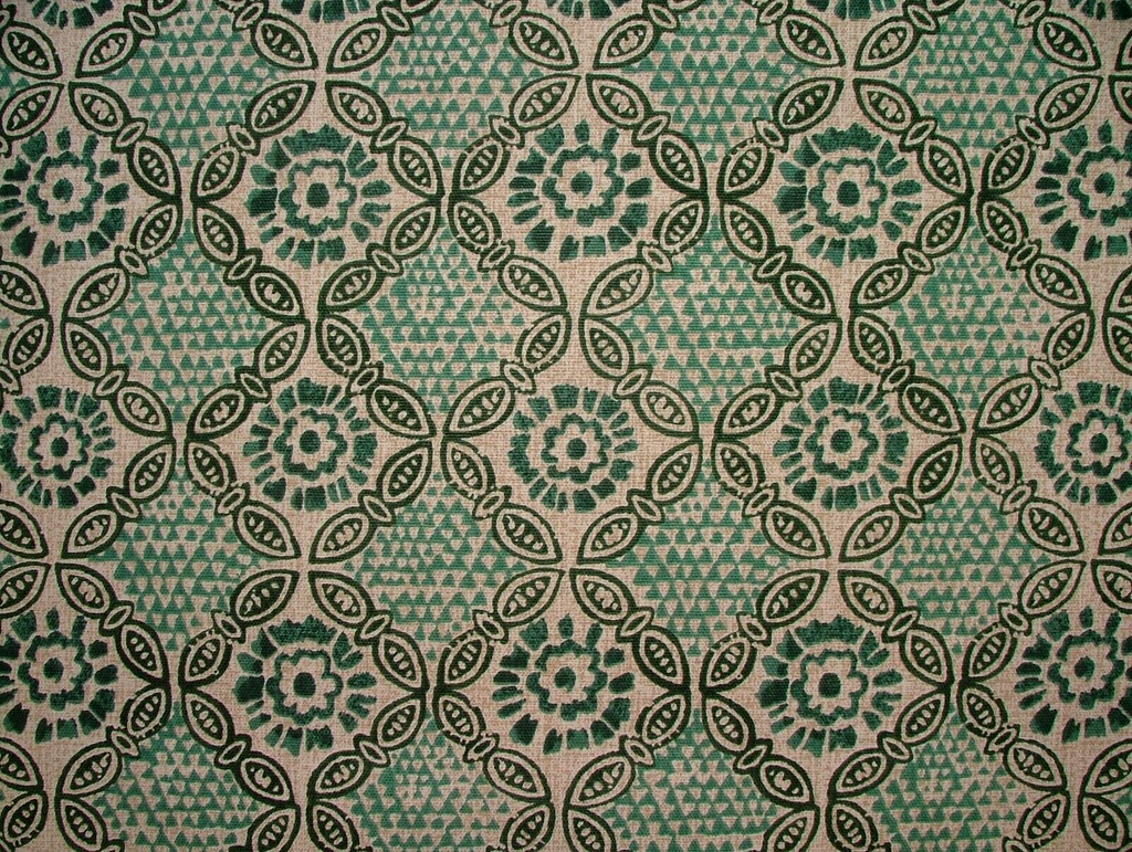 3.1 Metres iLiv Stardust Malachite Green Woven Cotton Fabric Cushion Curtain