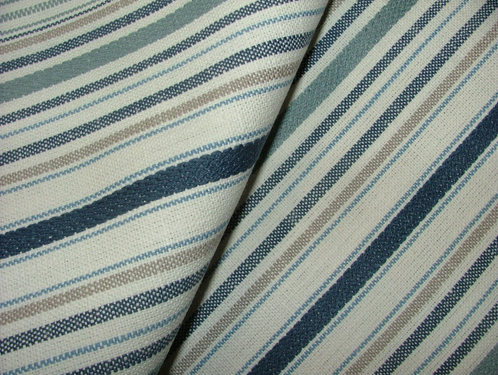 3 Metres iLiv Somerville Riviera Woven Stripe Curtain Upholstery Cushion Fabric