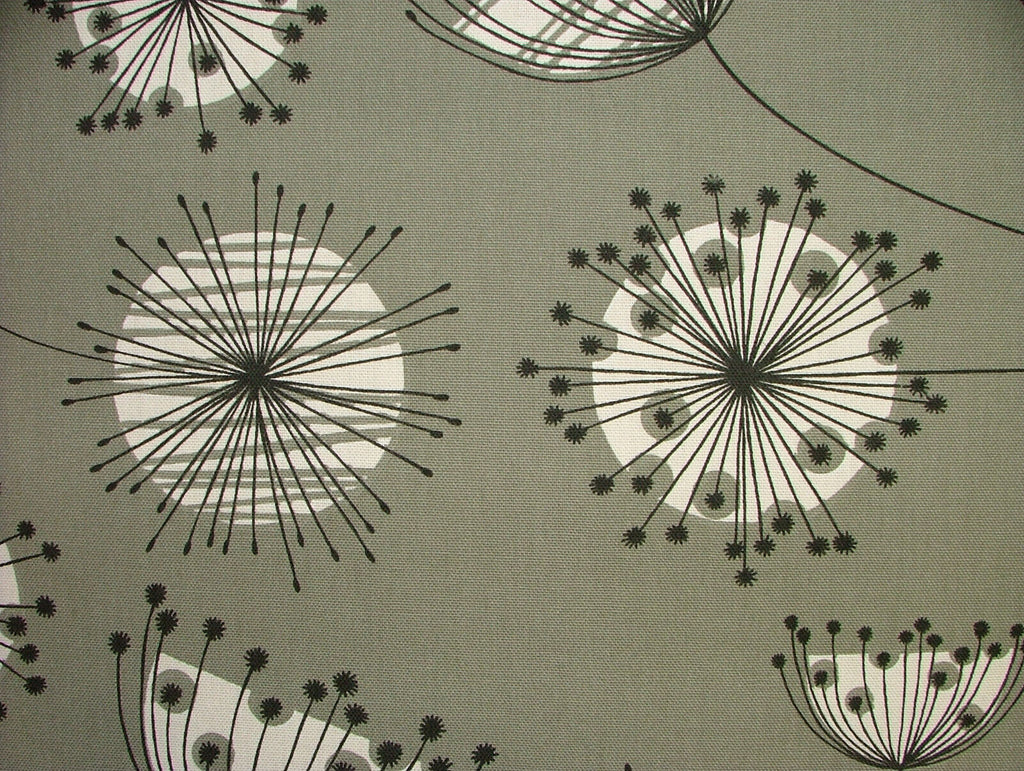 MissPrint Dandelion Mobile French Grey Scandi Curtain Upholstery Cushion Fabric