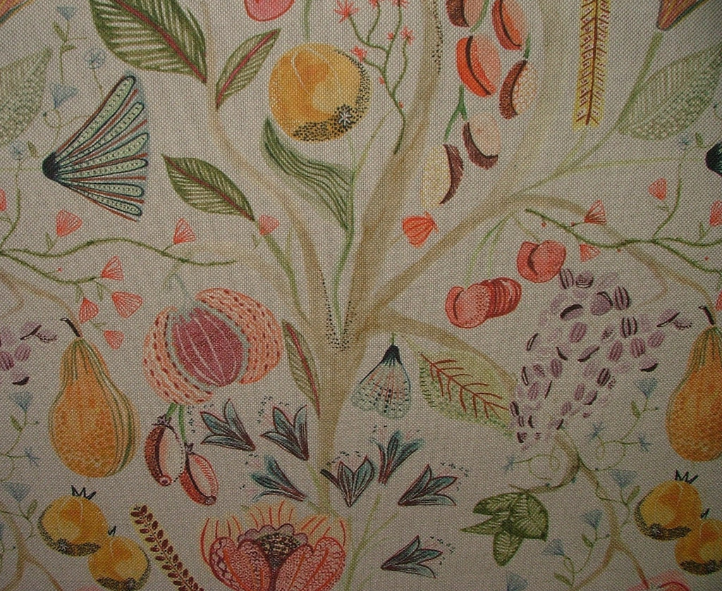 Voyage Maison Curtain Fabric LAAMORA SUMMER Linen Upholstery Cushion 8.3 METRES0