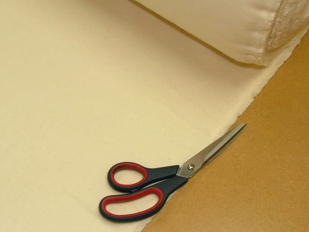 25 Metre Roll 100% Cotton Pre Shrunk Curtain Interlining Luxurious Quality