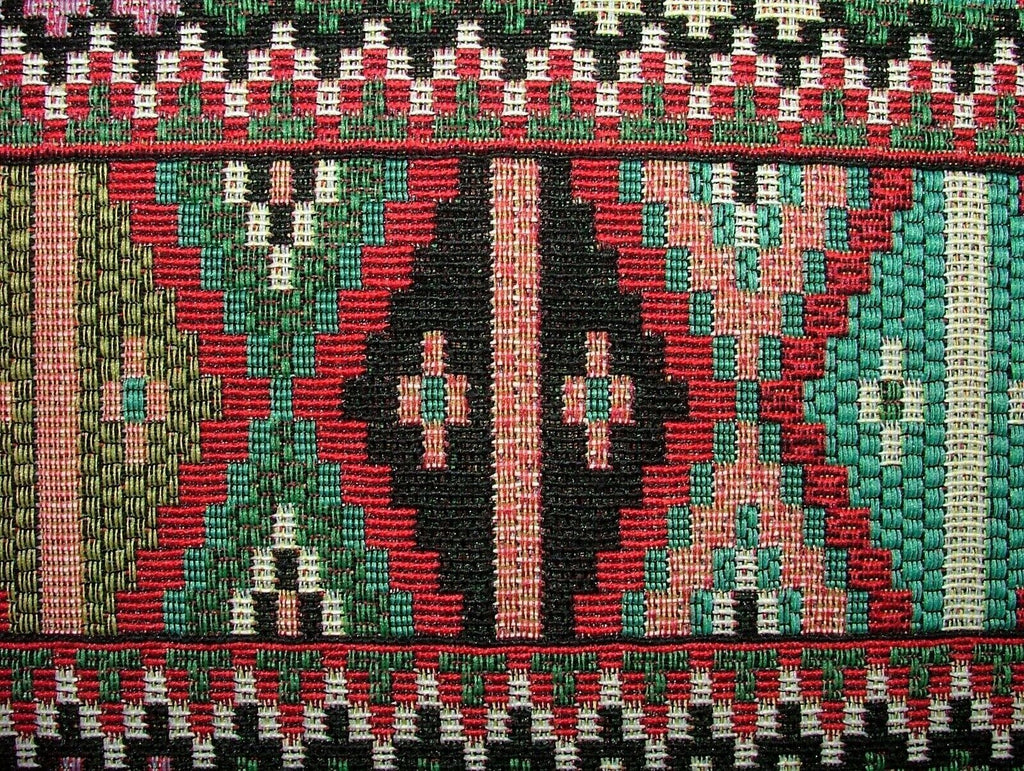 Navajo Indian Extra Thick Tapestry Fabric Curtain Upholstery Cushion Blanket Use