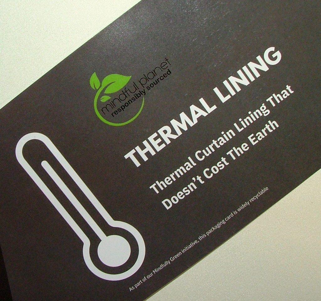 Thermal Curtain Lining Fabric IVORY Luxurious Quality Insulating - 7 Metres0