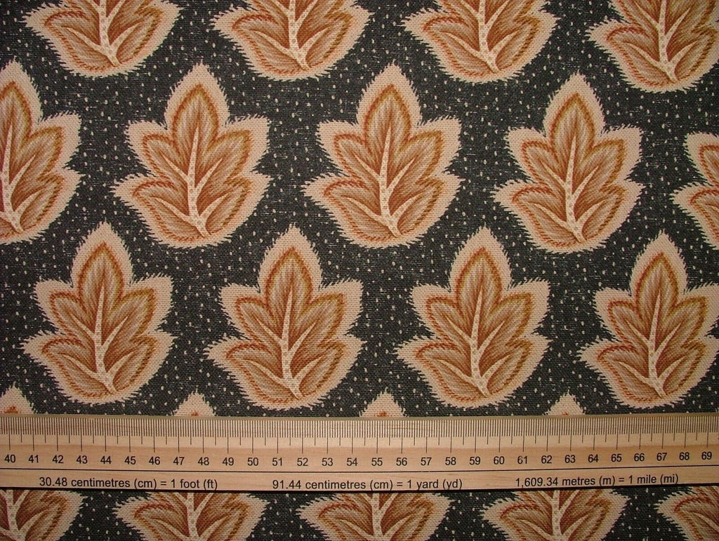 Foliage Fall Leaf 100% Cotton Fabric Curtain Cushion Upholstery Blinds Craft Use