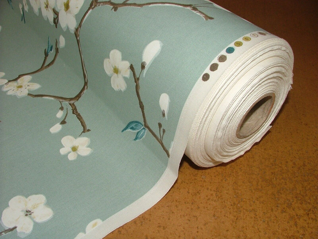 24 Metres Japanese Cherry Blossom Tree Cotton Fabric Curtain Blinds Upholstery