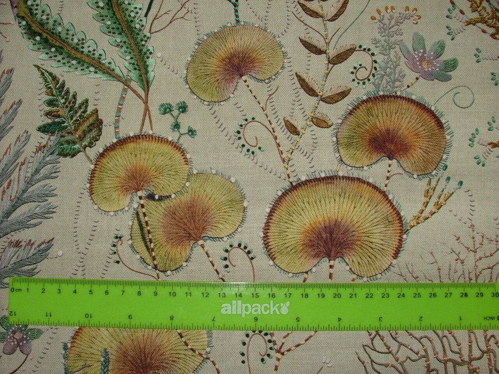 Underwater World Of Coral 100% Cotton Curtain Upholstery Cushion Blind Fabric