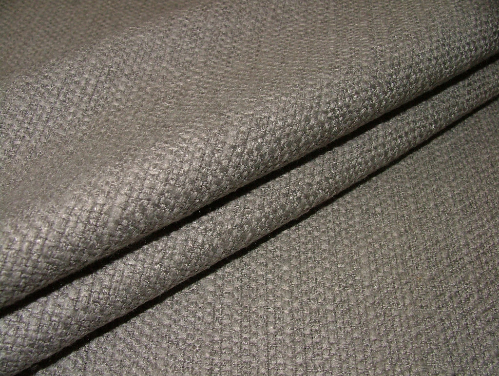 iLiv Jacquard Curtain Fabric Parker Pewter Grey 1.9 Metres Cushion Upholstery0