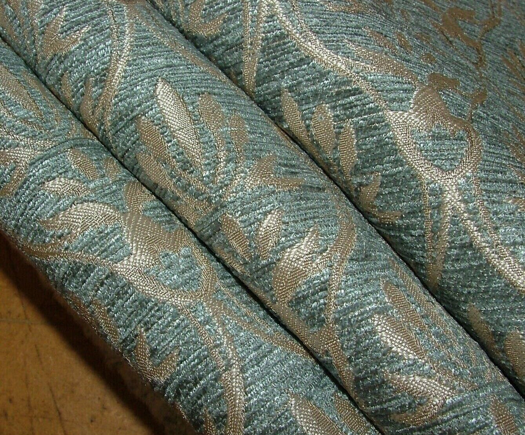 36 Metres Heritage Duckegg Chenille Fabric Upholstery Cushion Curtain FULL ROLL