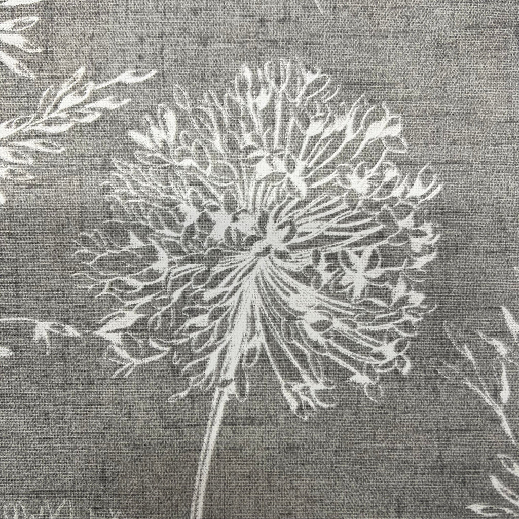 1.1 Metres iLiv Chervil Dove Grey Cotton Curtain Upholstery Cushion Blind Fabric7