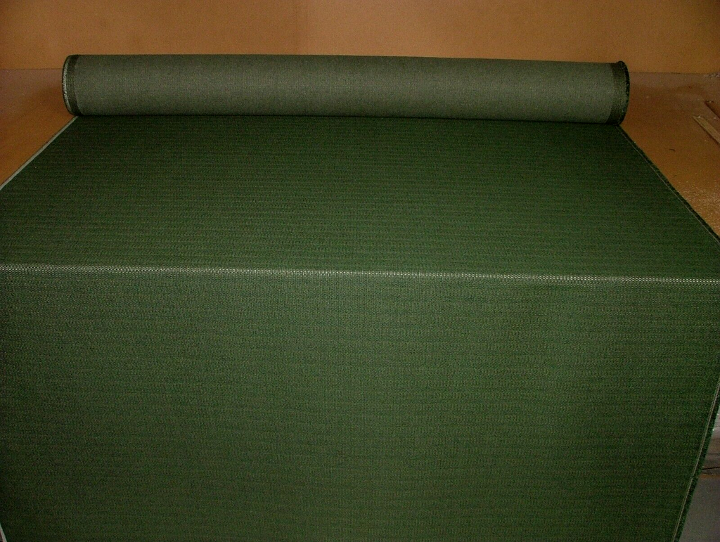 16 Metres Forest Green Chenille Fabric Curtain Upholstery Cushion RRP £560.00