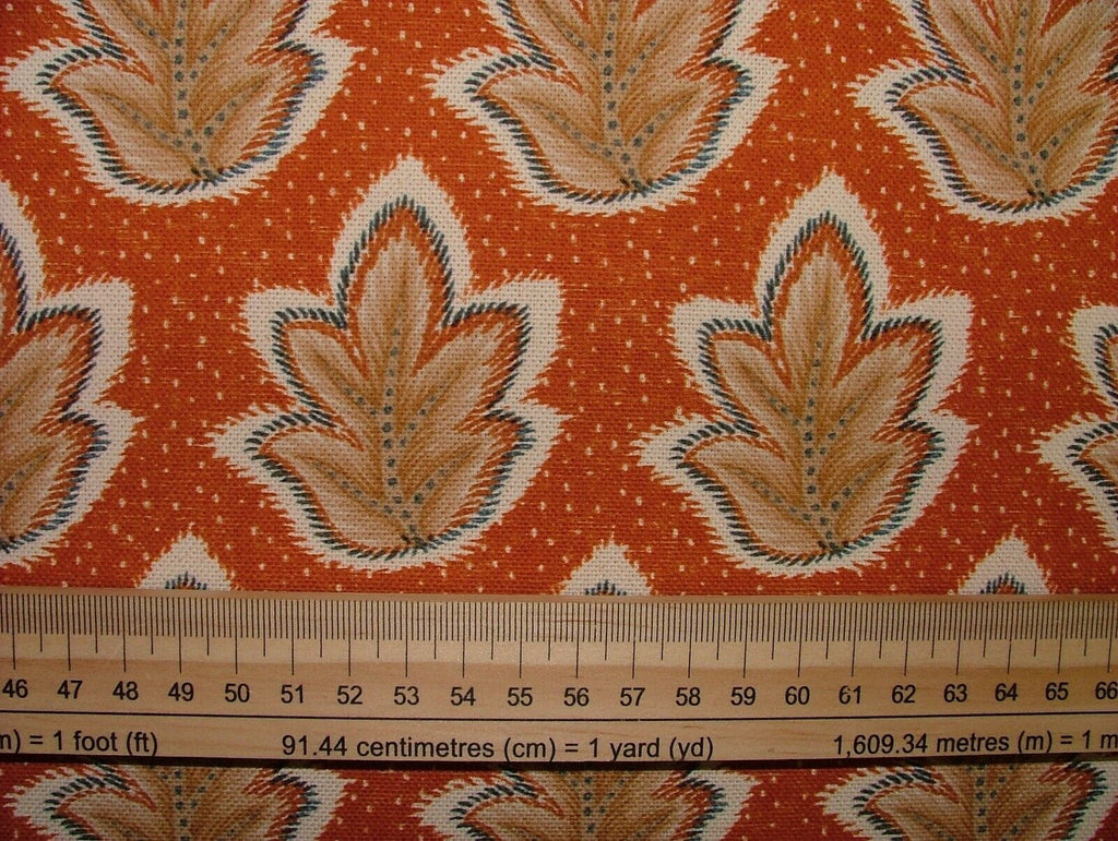 Foliage Fall Leaf 100% Cotton Fabric Curtain Cushion Upholstery Blinds Craft Use