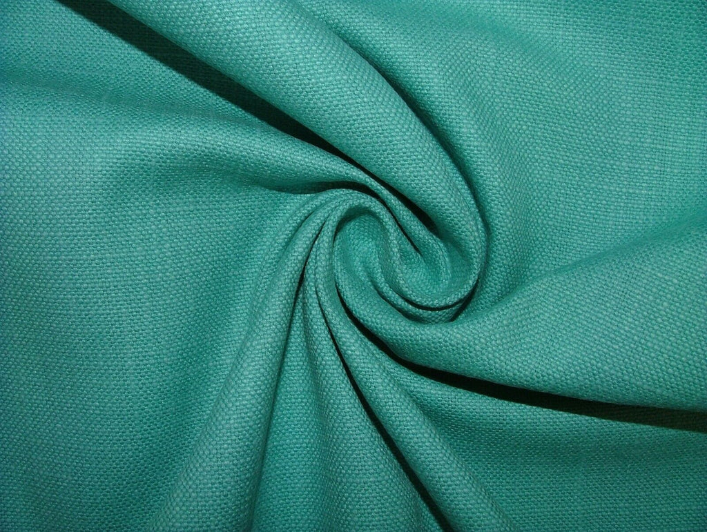 19 Metre Turquoise Cotton Jacquard Fabric Curtain Cushion Upholstery RRP £532.00