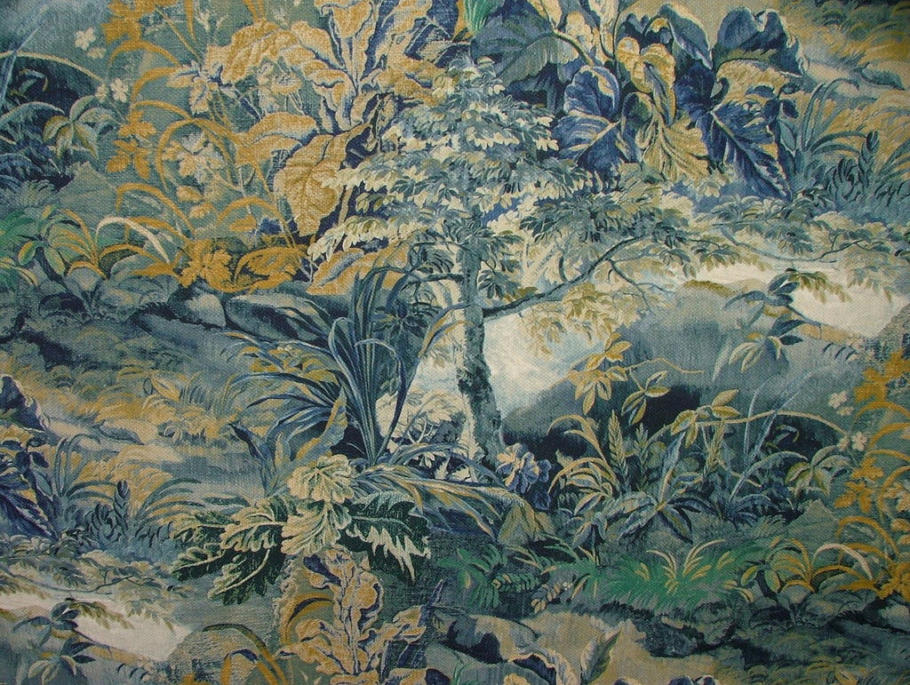 1 Metre iLiv Elysian Delft Thick Woven Cotton Curtain Upholstery Fabric1