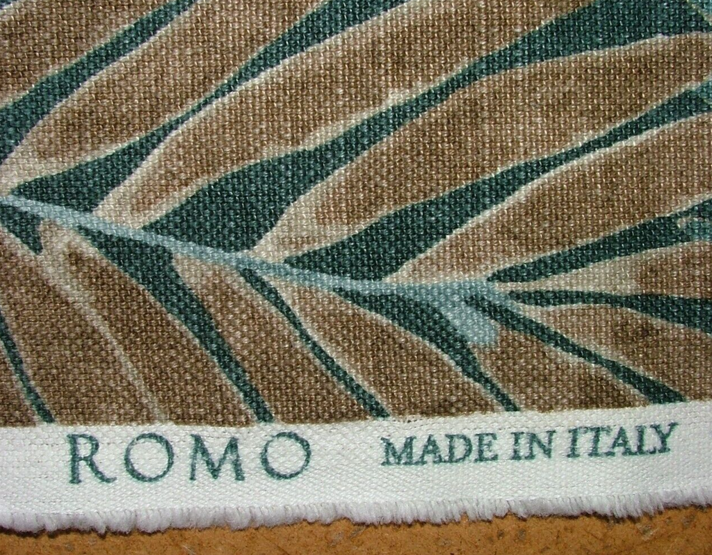 13 Mts Romo Printed Linara Samora Fabric Upholstery Cushion Curtain RRP £897.00