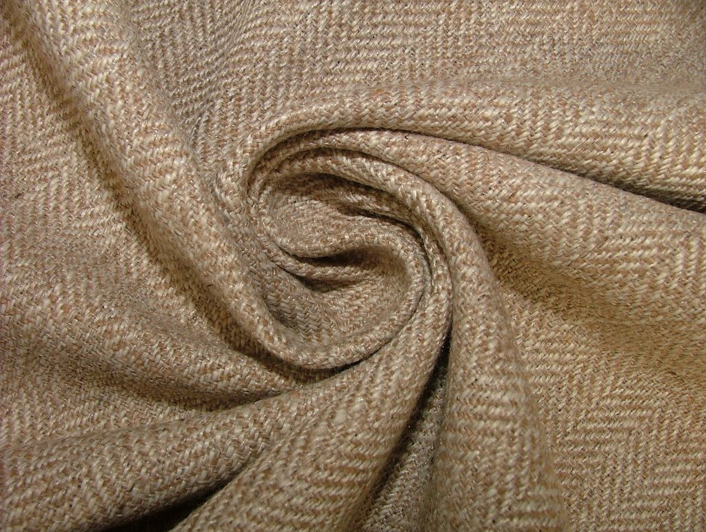 2.1 Mètres ILIV Jacob Naturel Tissu à Chevrons Tapisserie Coussin Rideau0