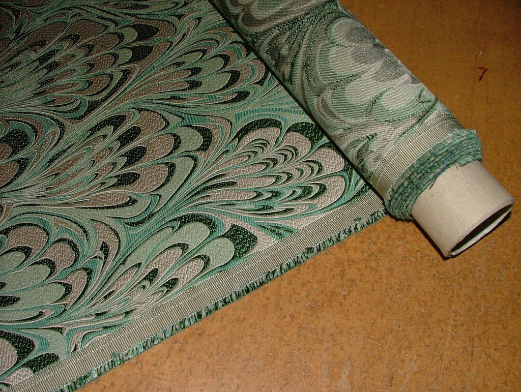 5.3 Metres Vogue Emerald Woven Jacquard Curtain Upholstery Cushion Fabric