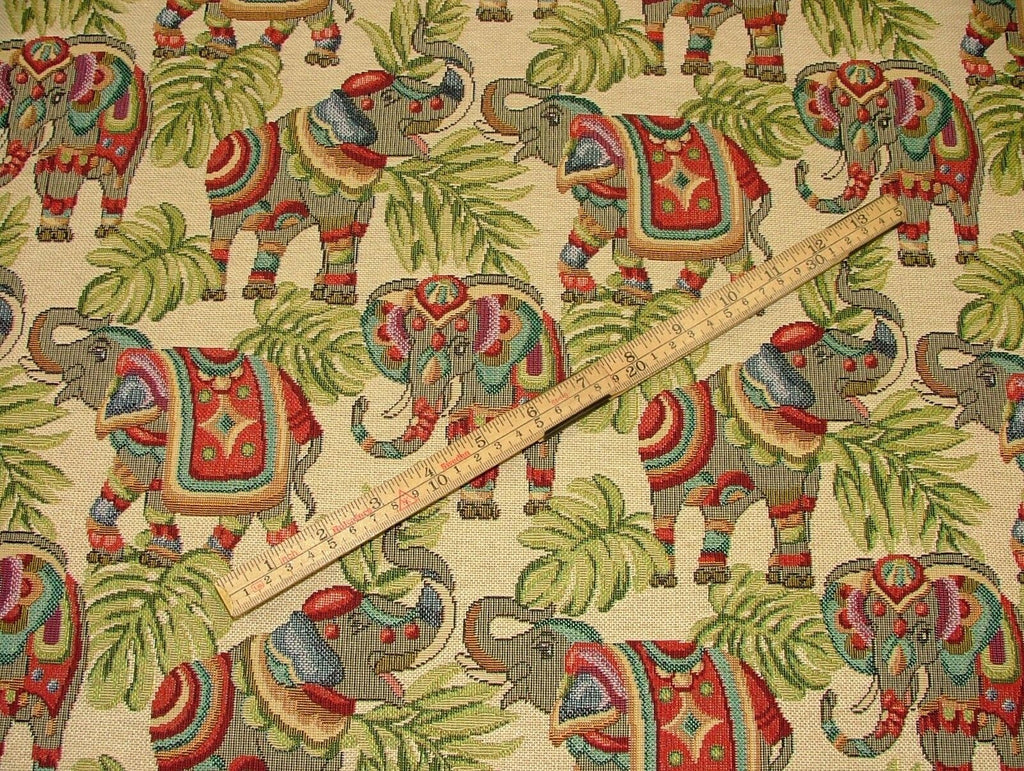 "Animal Tapestry" Designer Fabric Ideal For Upholstery Curtains Cushions Throws