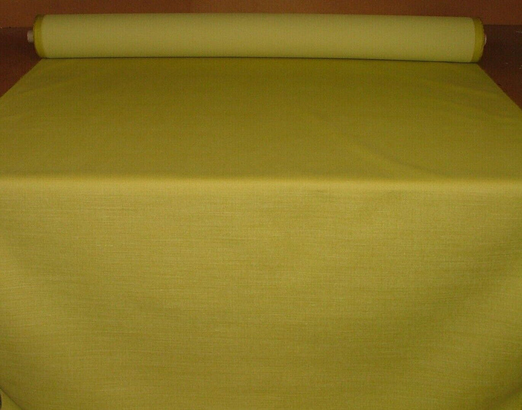 Romo Linara Lime Green Linen Fabric Upholstery Cushion Curtain - By The Metre