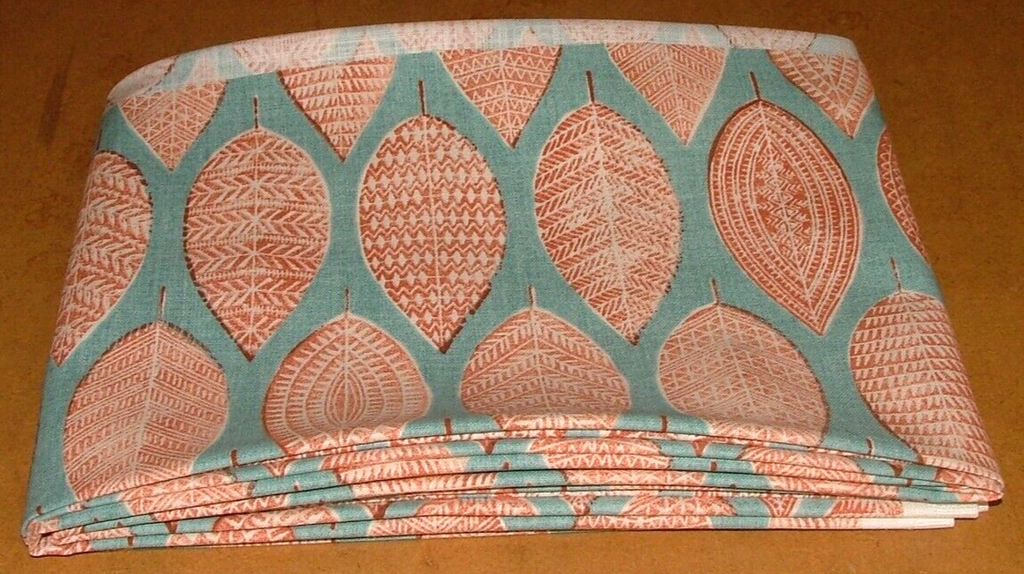 2.4 Metres iLiv Malabar Henna Woven Cotton Fabric Cushion Curtain Upholstery