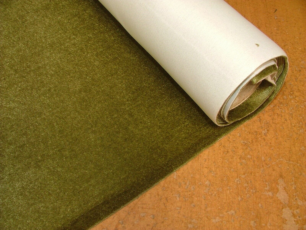 2.2 Metre iLiv Camina Moss Green Velvet Fabric Cushion Curtain Upholstery