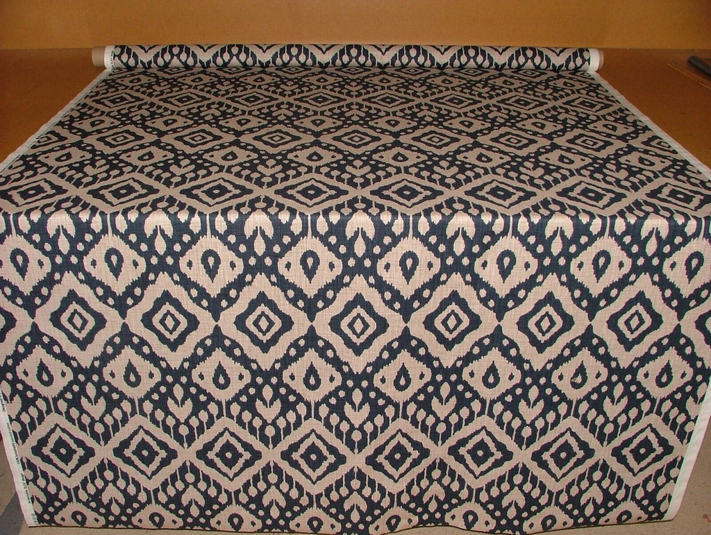 3.5 Metres iLiv Marrakech Ink Woven Cotton Fabric Cushion Curtain Upholstery