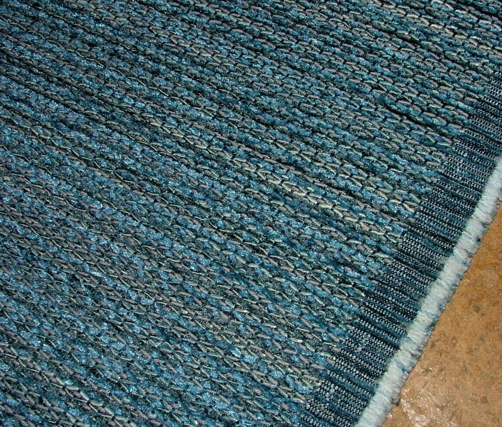 17 Metres Mineral Blue Chenille Fabric Curtain Upholstery Cushion RRP £646.00