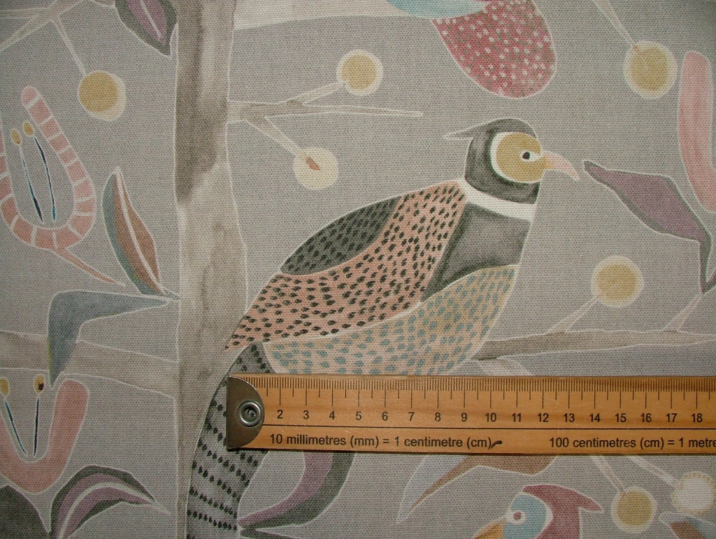 Voyage Maison Cotton Fabric Upholstery Cushion Curtain LOSSIE GRANITE  15 Metres10