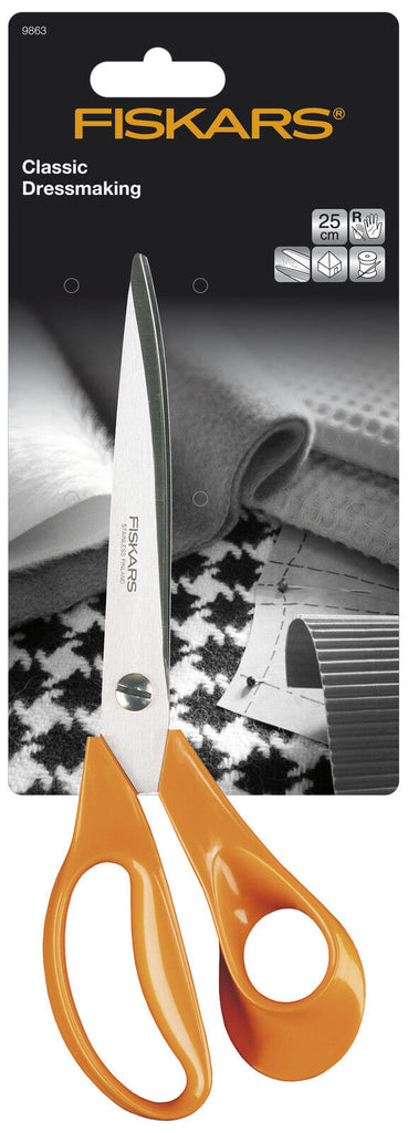 Fiskars Classic Dressmaking / Large General Purpose Scissors 9863 FREE UK POST