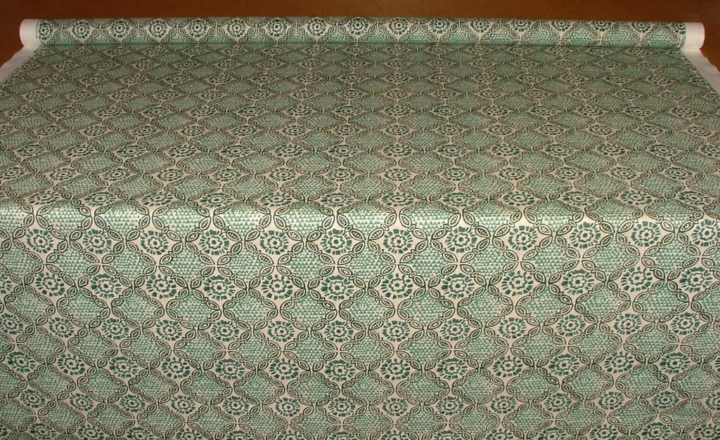 3.1 Metres iLiv Stardust Malachite Green Woven Cotton Fabric Cushion Curtain