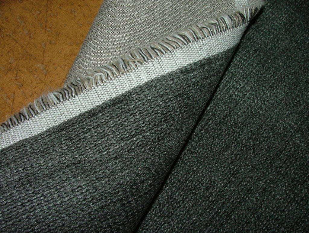 Mark Alexander Romo Fabric FEZ SLATE GREY CHENILLE Upholstery Cushion  1.5 Metre7