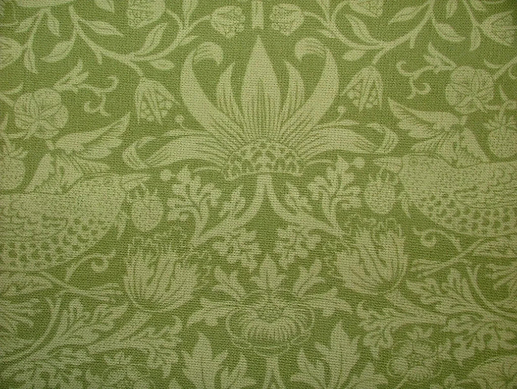 32 Metre William Morris Strawberry Thief Apple Curtain Upholstery Cushion Fabric