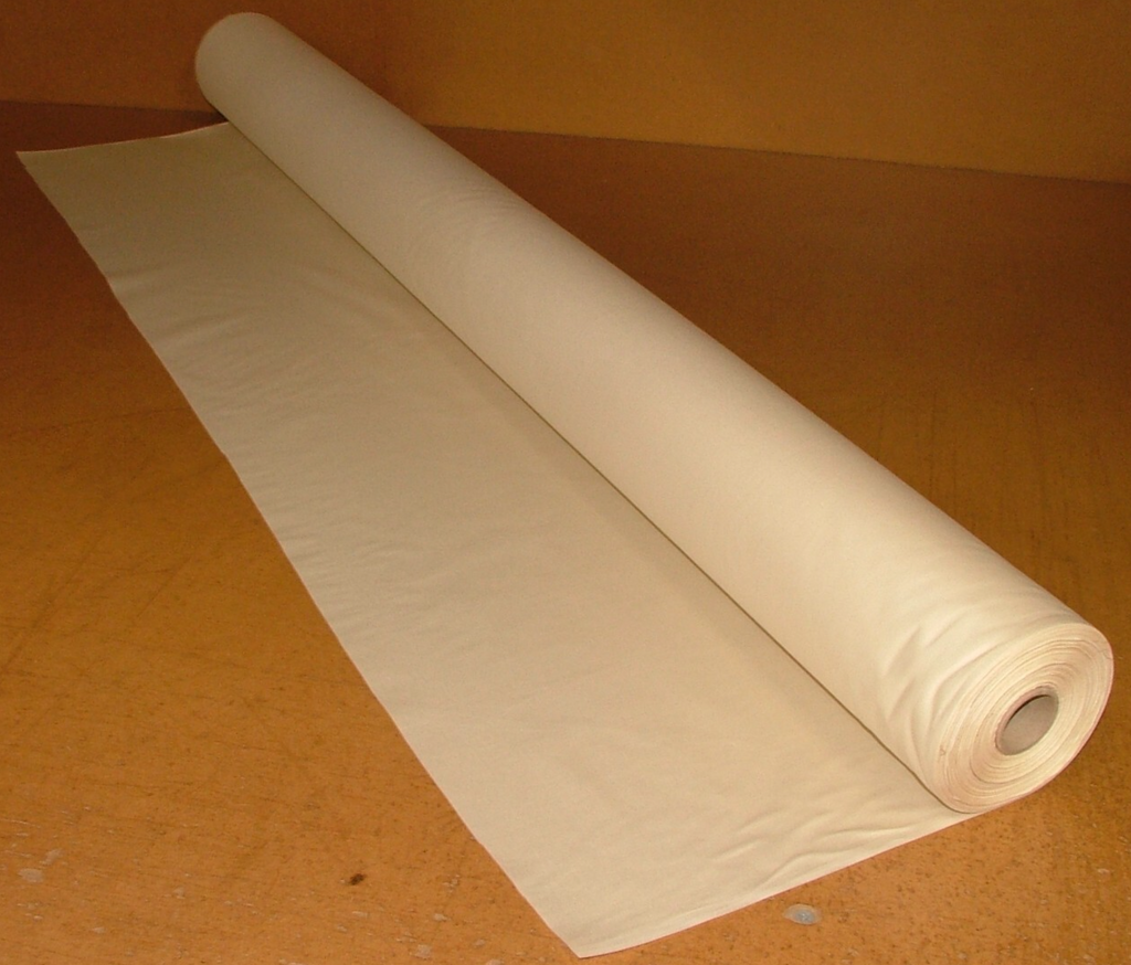26 Metres Cream Cotton Sateen Washable Curtain Lining Fabric1