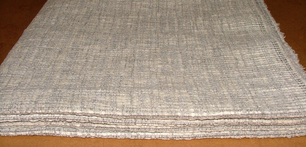 86cm Zinc Hepworth Silver Grey Chenille Romo Fabric Upholstery RRP £98.47