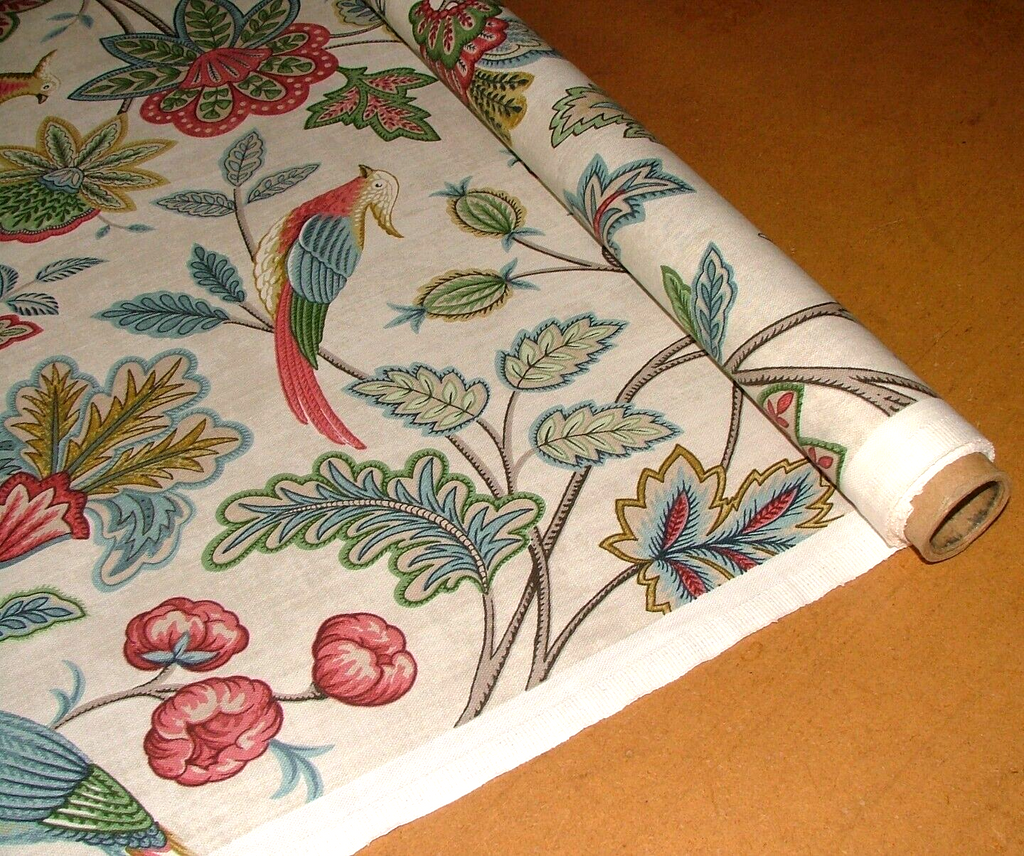 3.3 Metres Chanterelle Chintz Woven Cotton Fabric Cushion Curtain Upholstery