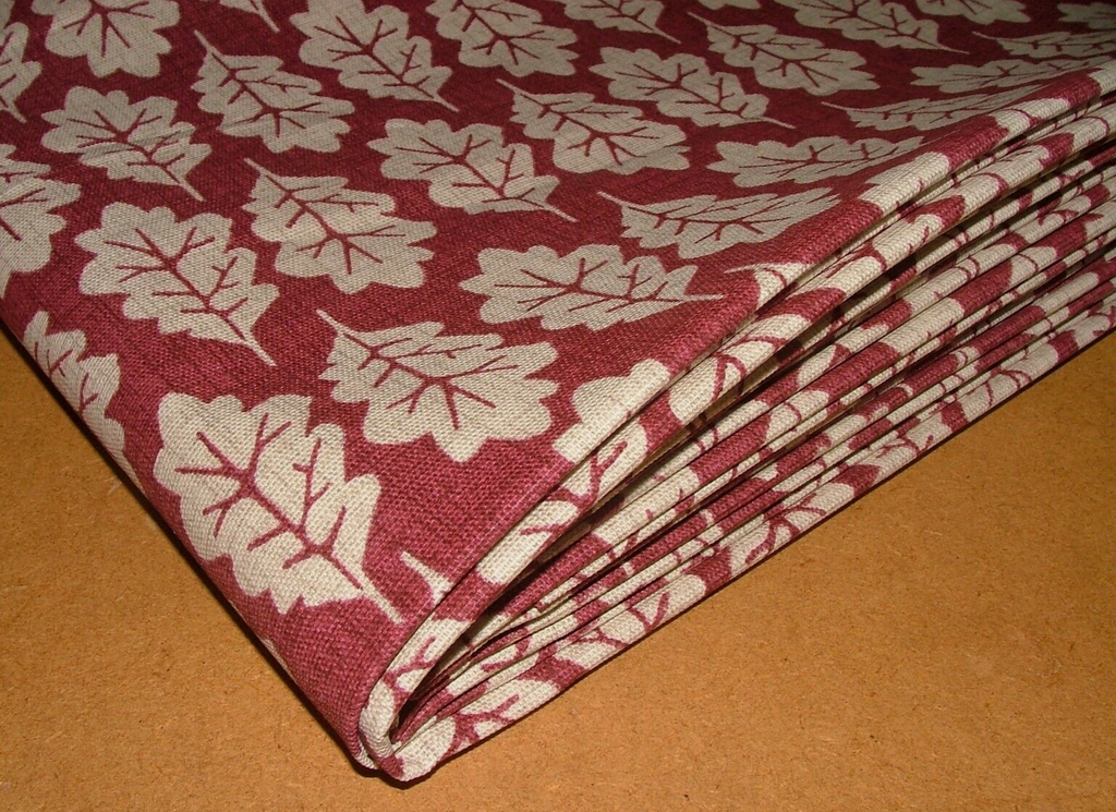 4 Metres iLiv Oak Leaf Maasai 100% Cotton Fabric Cushion Curtain Upholstery