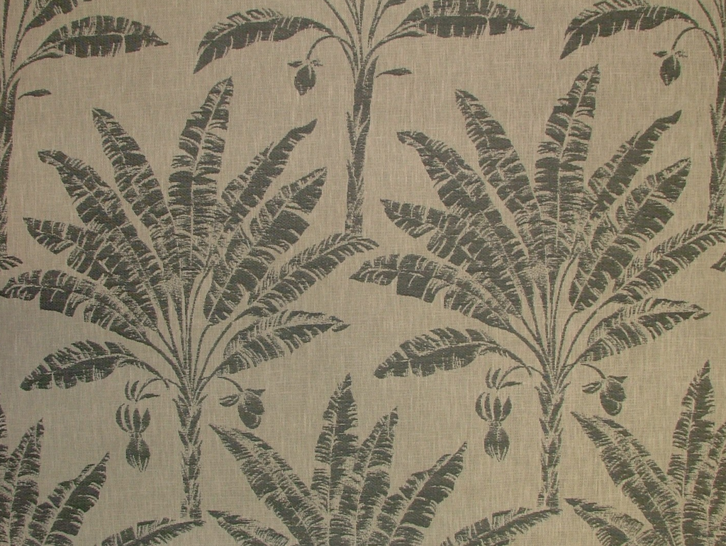 iLiv Woven Curtain Fabric 1.6 Metres Palram Pewter Jacquard Upholstery Cushion0